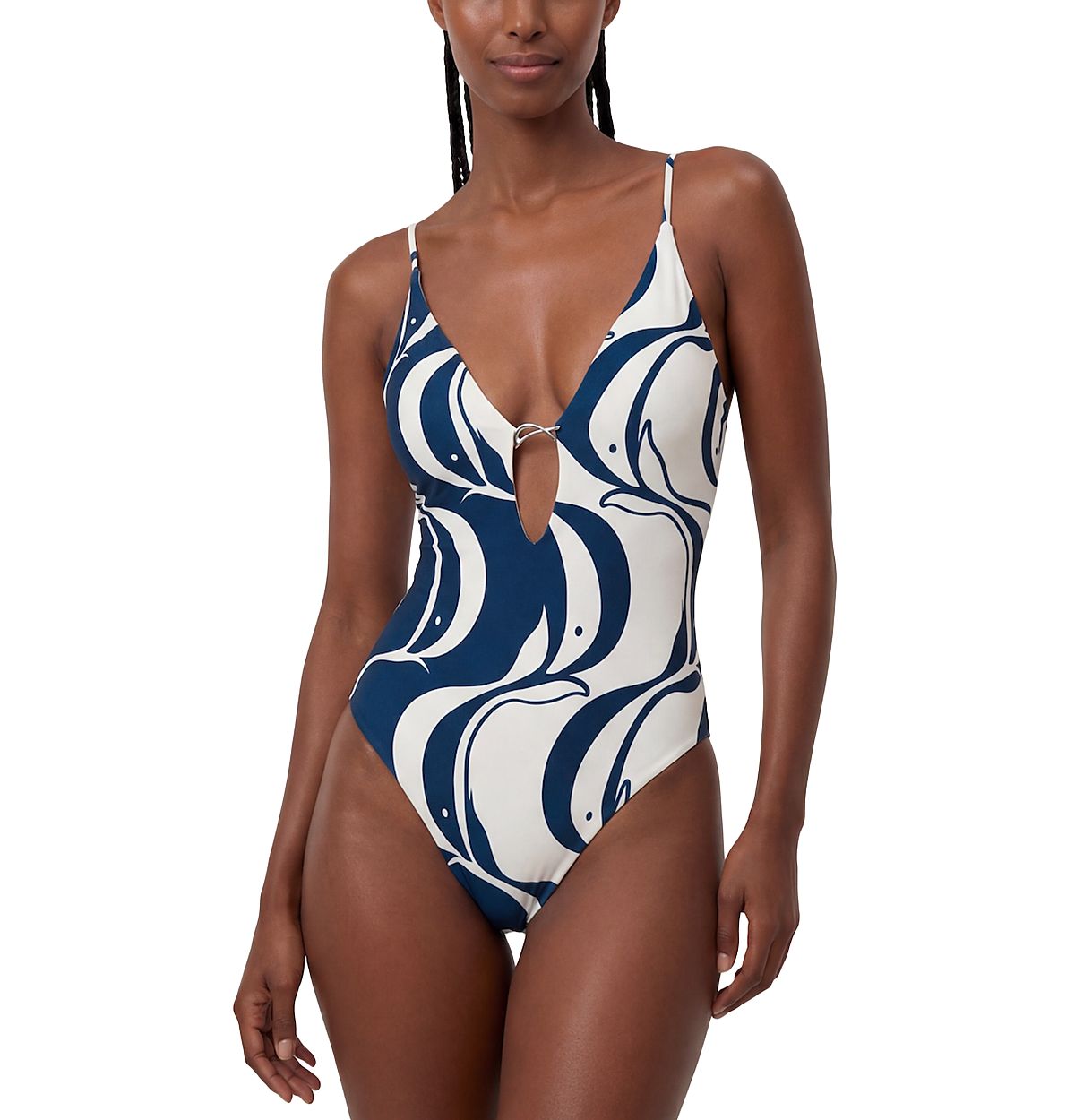 Farm Rio Fish Detail One Piece Swimsuit