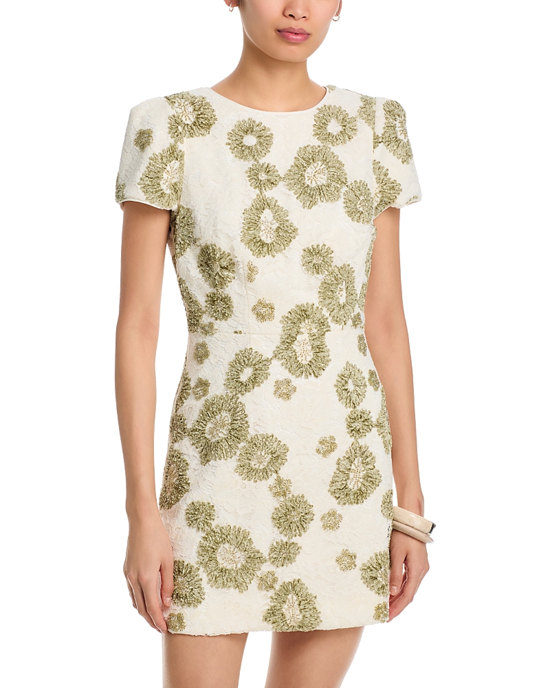 Milly Daisy Embroidered Mini Dress