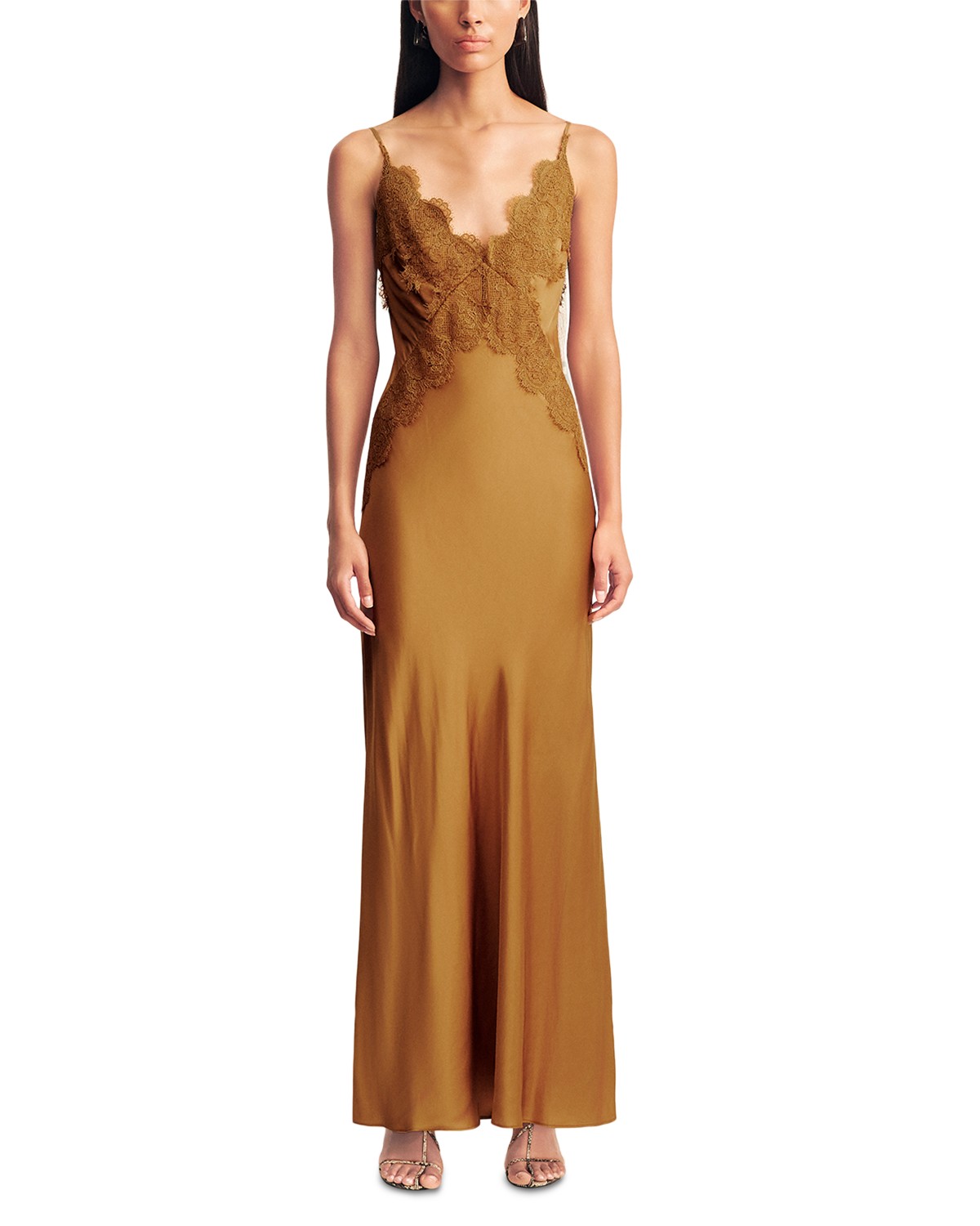 Simona Lace Slip Maxi Dress