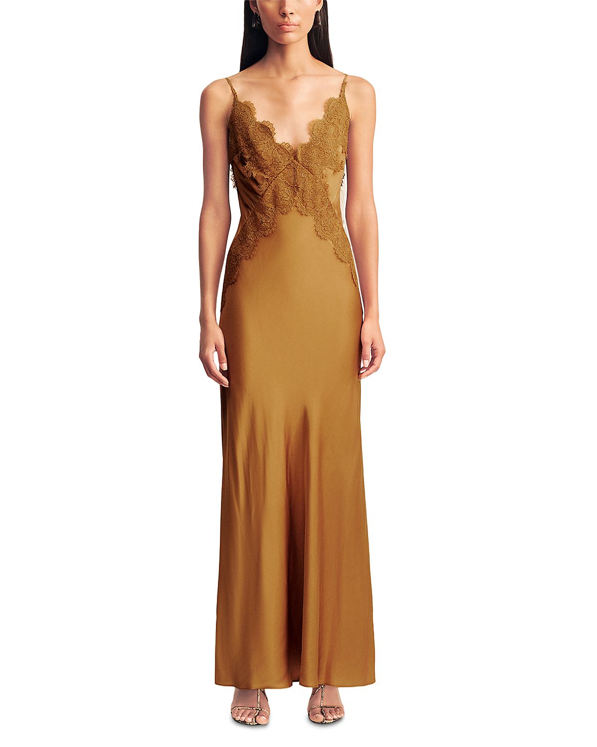 Shona Joy Simona Lace Slip Maxi Dress
