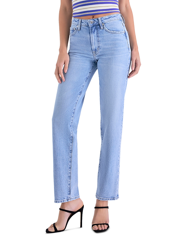 Pistola Aleks High Rise Straight Jeans in Aegean