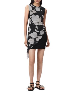 bec and bridge black silk dress THE CHARLOTTE POLKA DOT DRESS IN Black X-Large