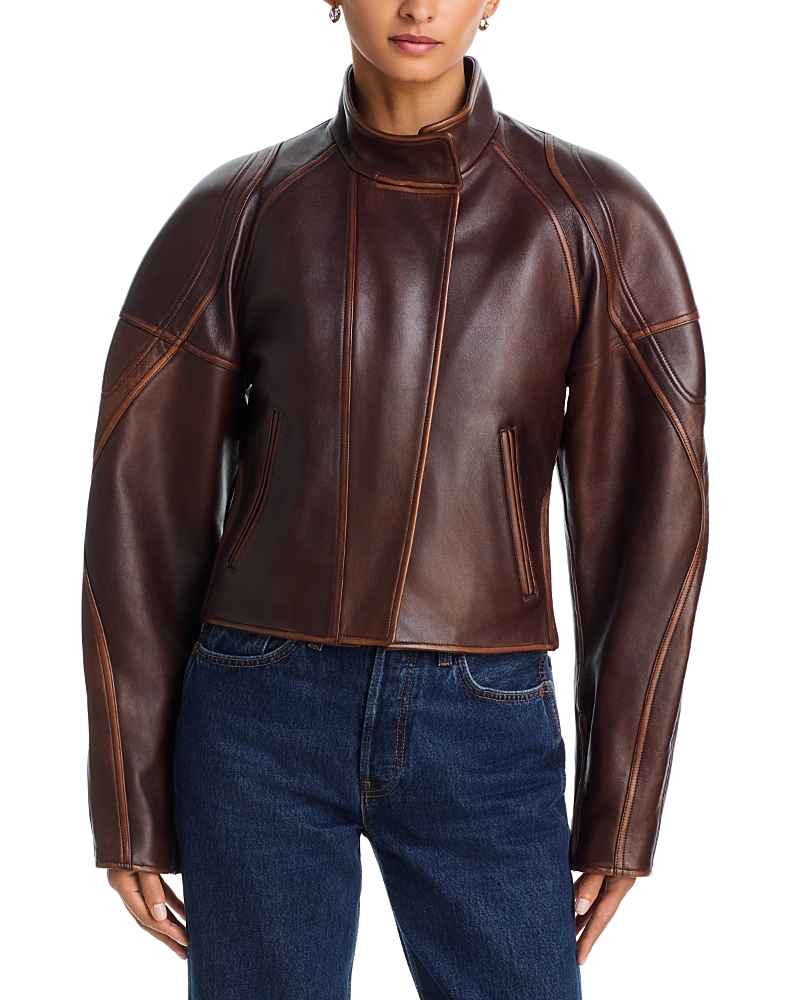 Helmut Lang Leather Saddle Jacket