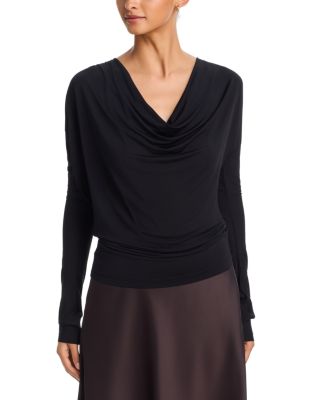 Cowl Neck Long Sleeve Top