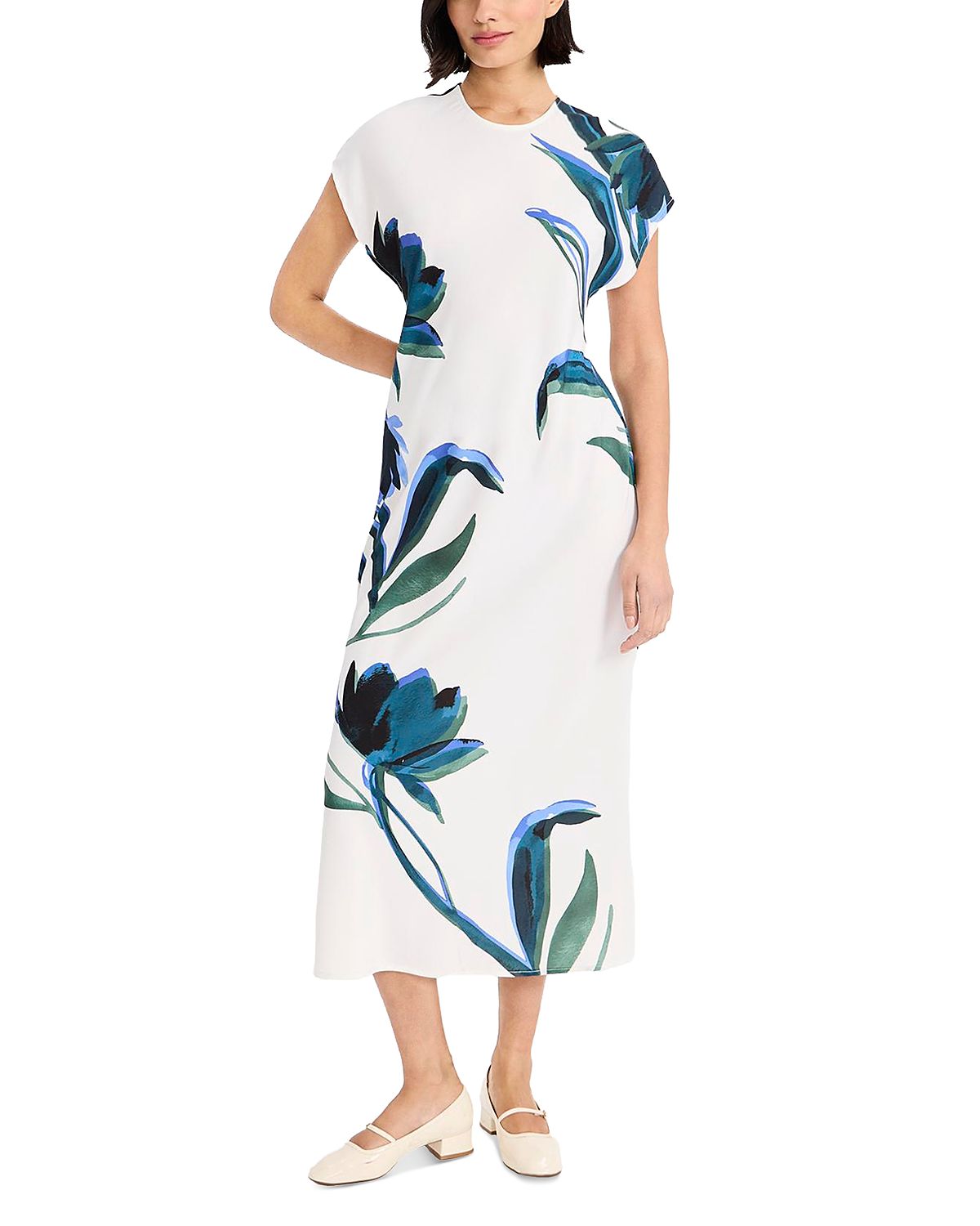 Luxely Moonlight Crepe Printed Dress