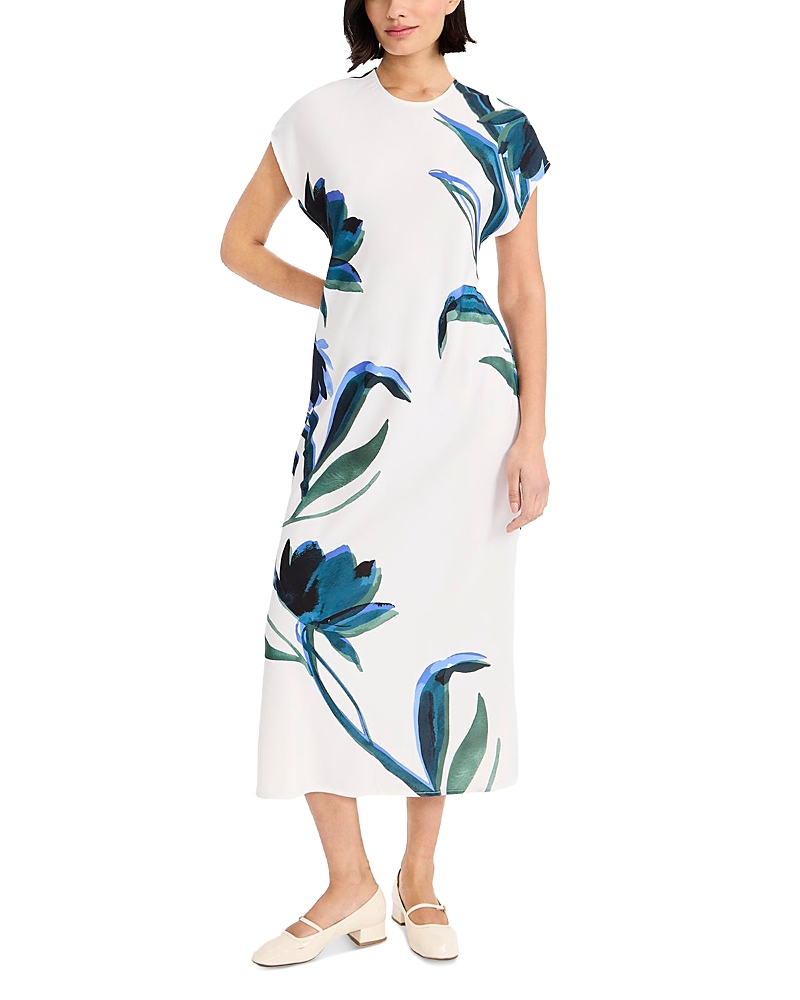 Luxely Moonlight Crepe Printed Dress