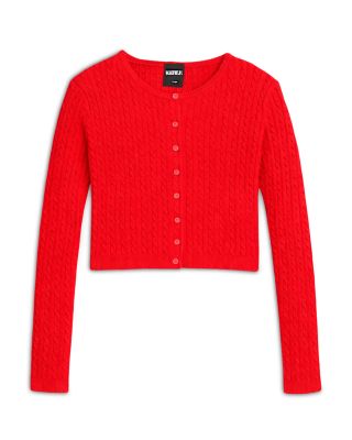 KatieJnyc Girls' Tween Rory Crewneck Cardigan Sweater - Big Kid