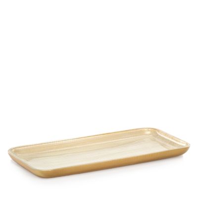 Woven Gold Amenity Tray