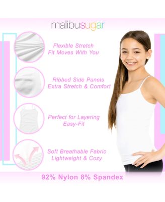 Girls' Bundle of Two Solid Full Cami - Big Kid