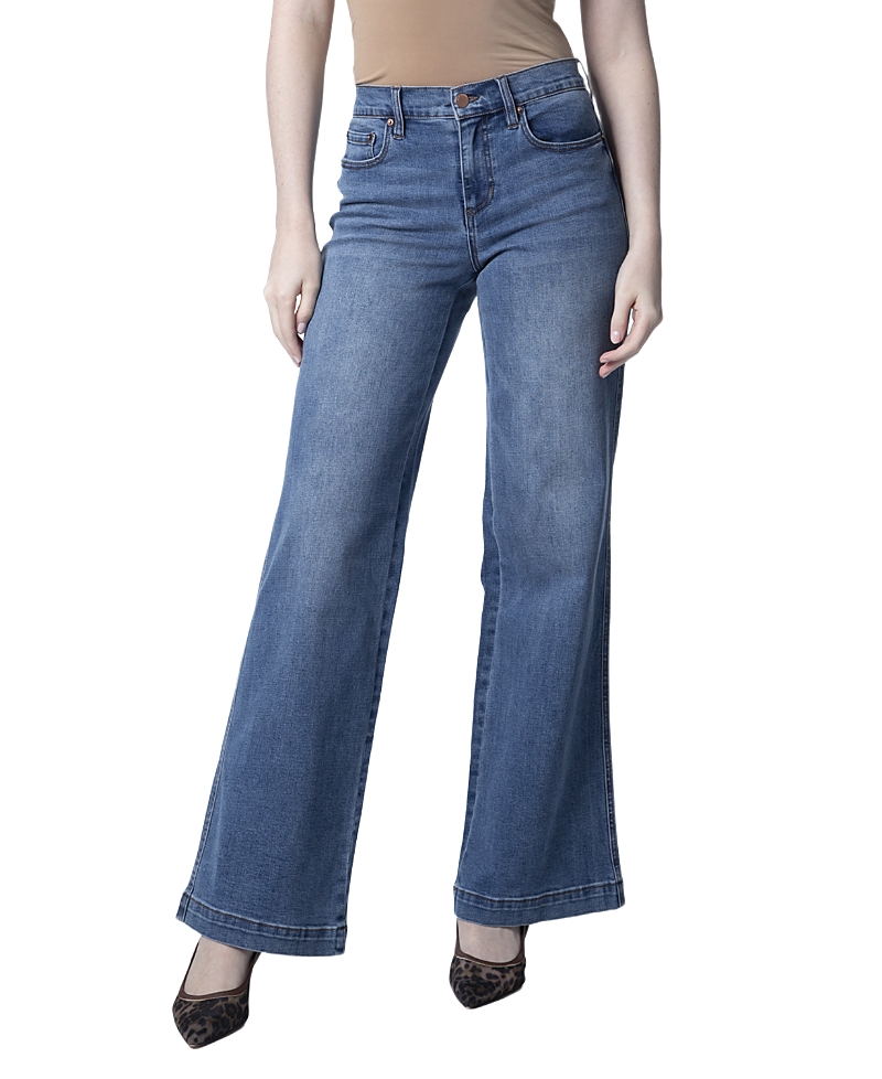 Blue Revival Waverly Mid Rise Wide Leg in Madrid