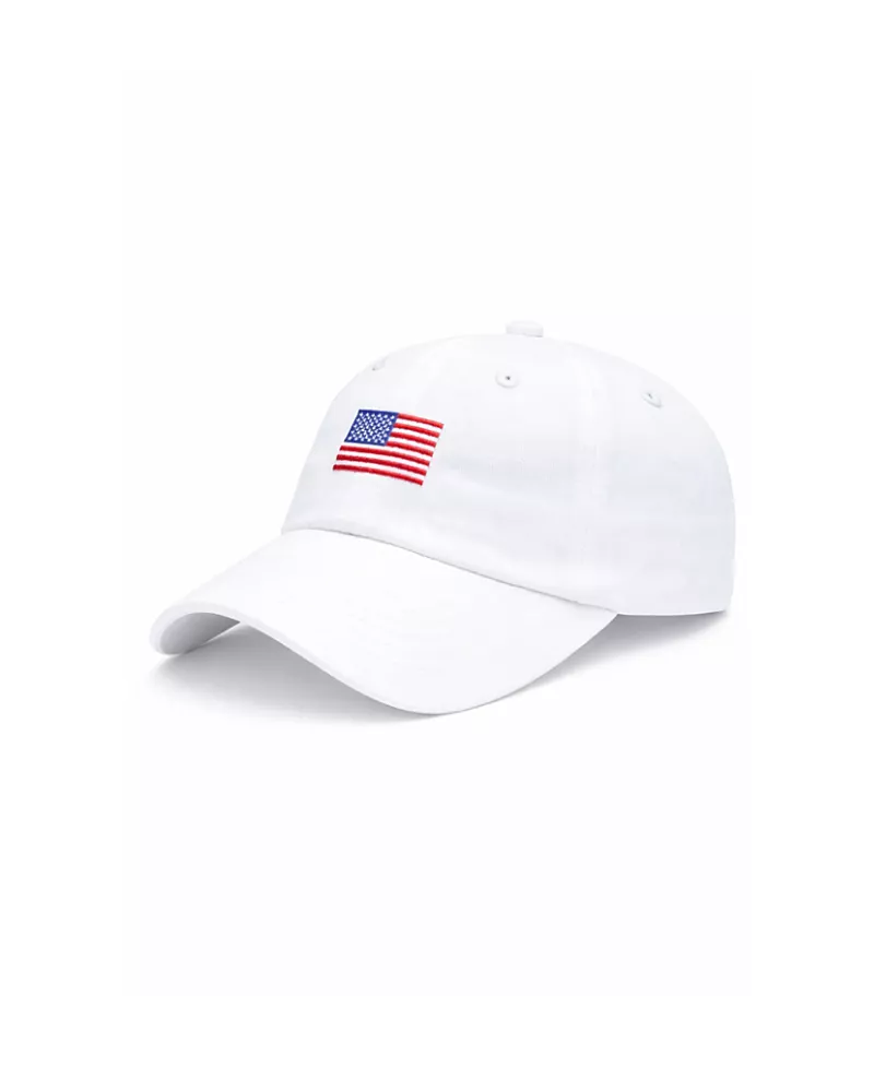 Bits & Bows Unisex American Flag Baseball Hat