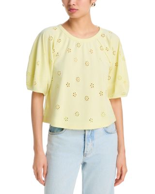 Jessie Eyelet Tee