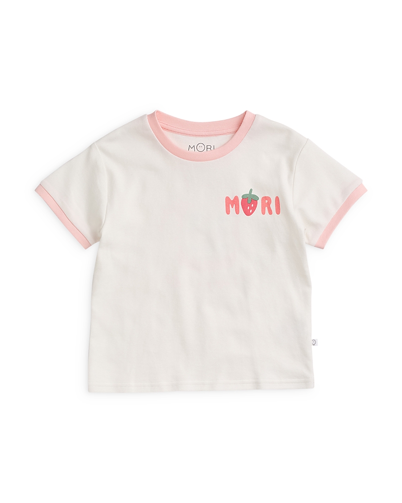 Mori Girls' Strawberry Tee - Baby