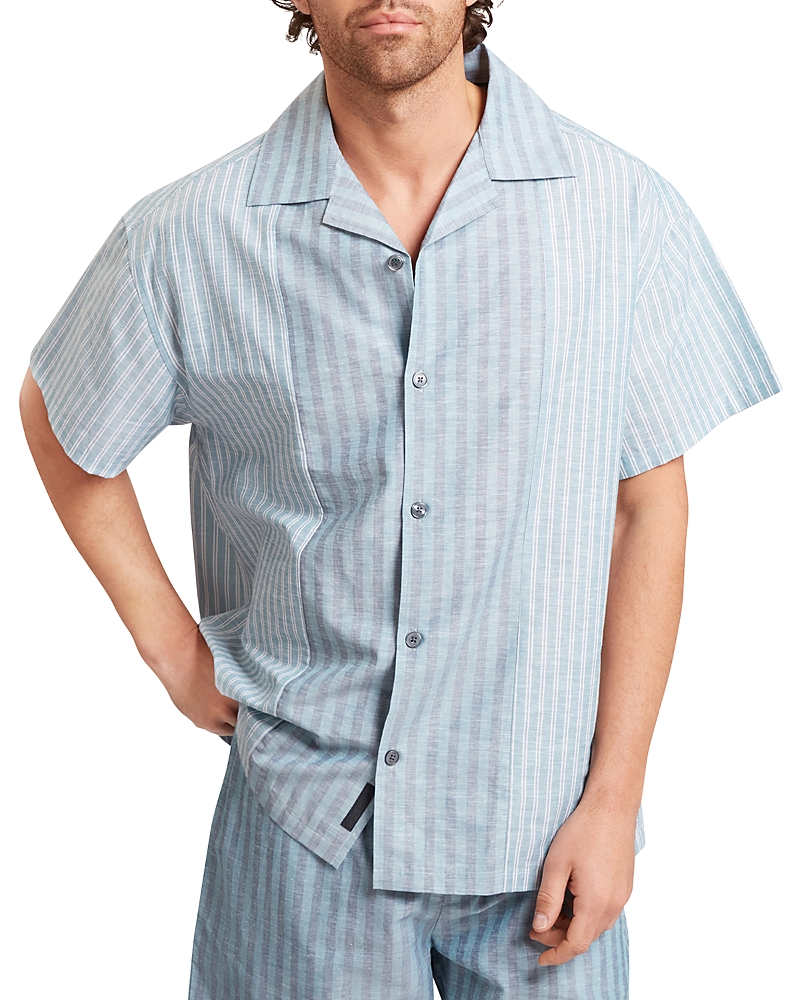 Ted Baker Alverez Relaxed Fit Mixed Stripe Shirt