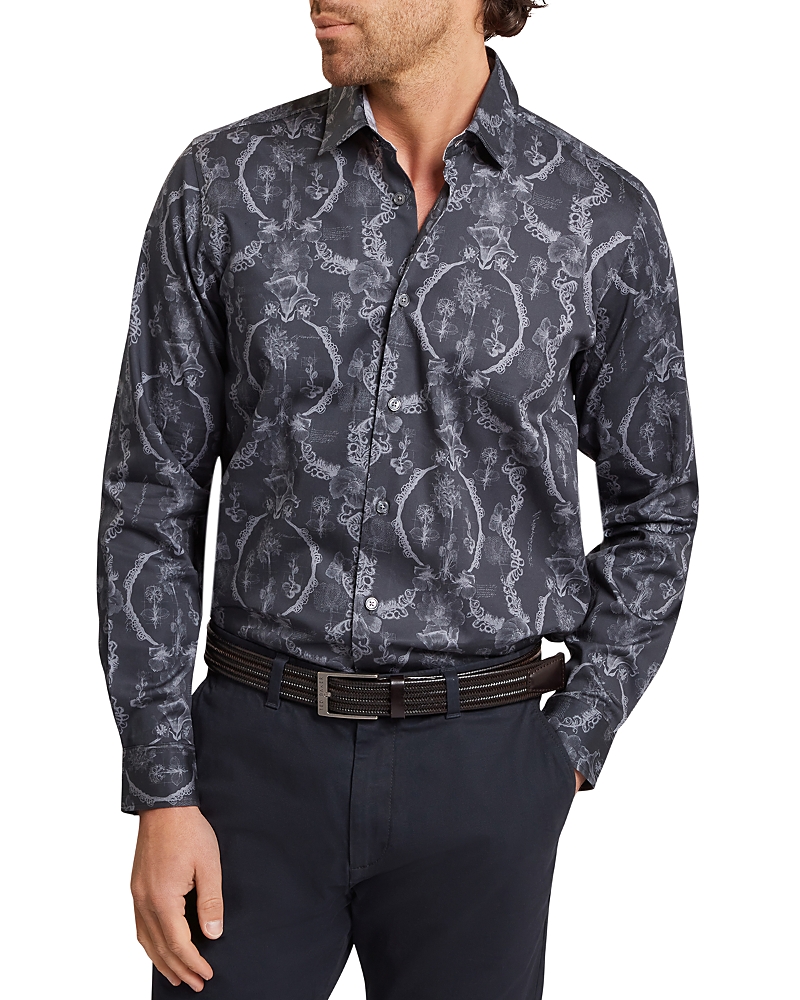Ted Baker Baddley Regular Fit Lace Pattern Shirt