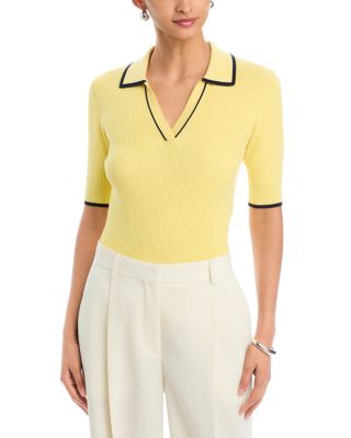 Elbow Sleeve Polo Top - Exclusive