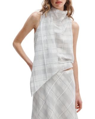 Adela Plaid Top
