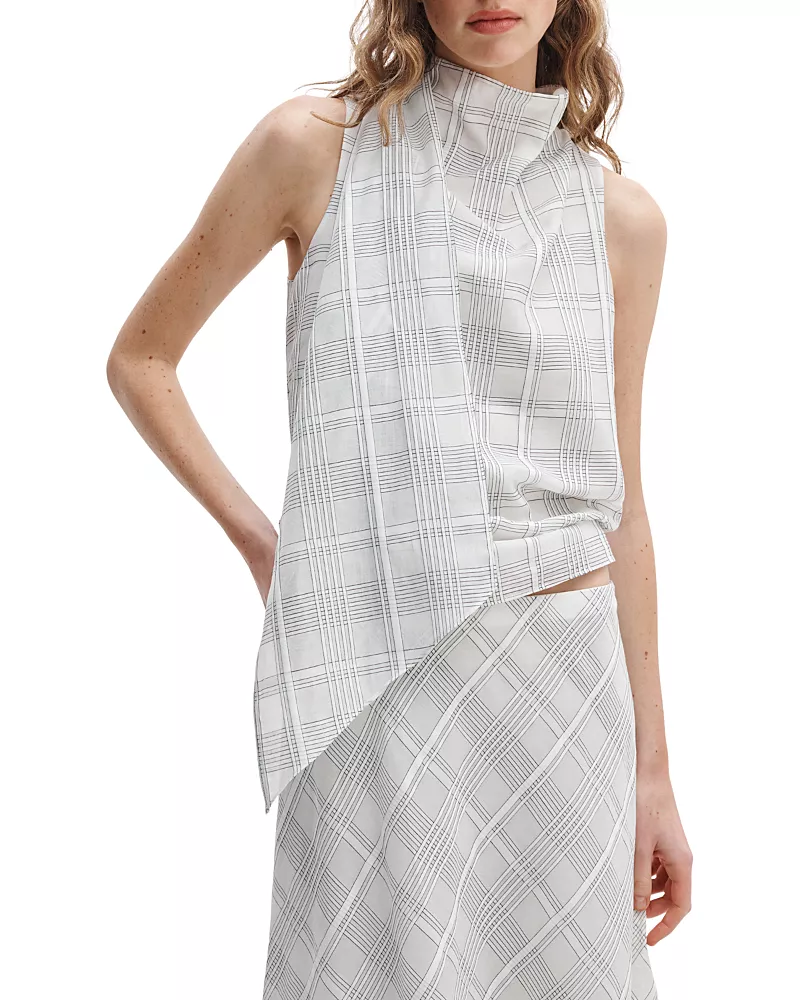 rag & bone Adela Plaid Top