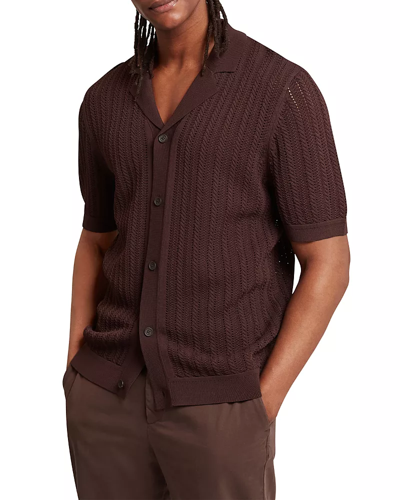 Ted Baker Relaxed Fit Stripe Stitch Shirt