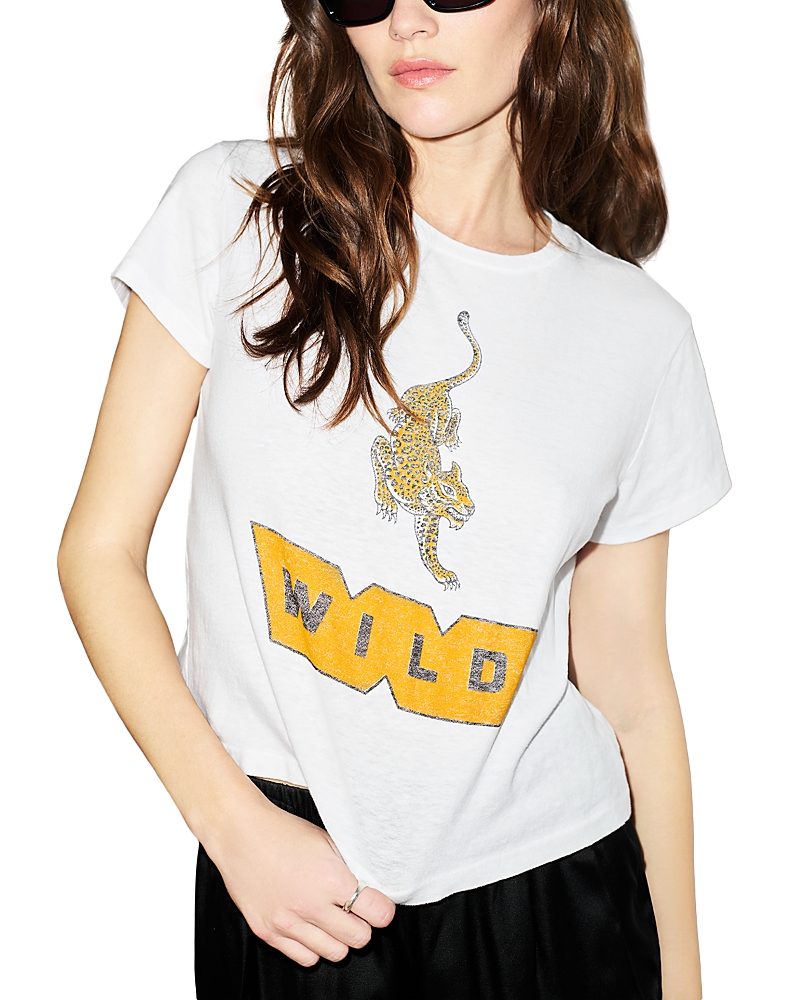 Re/Done 1950s Wild Graphic Boxy Tee