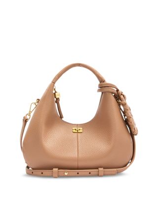Mini Grained Hobo Bag