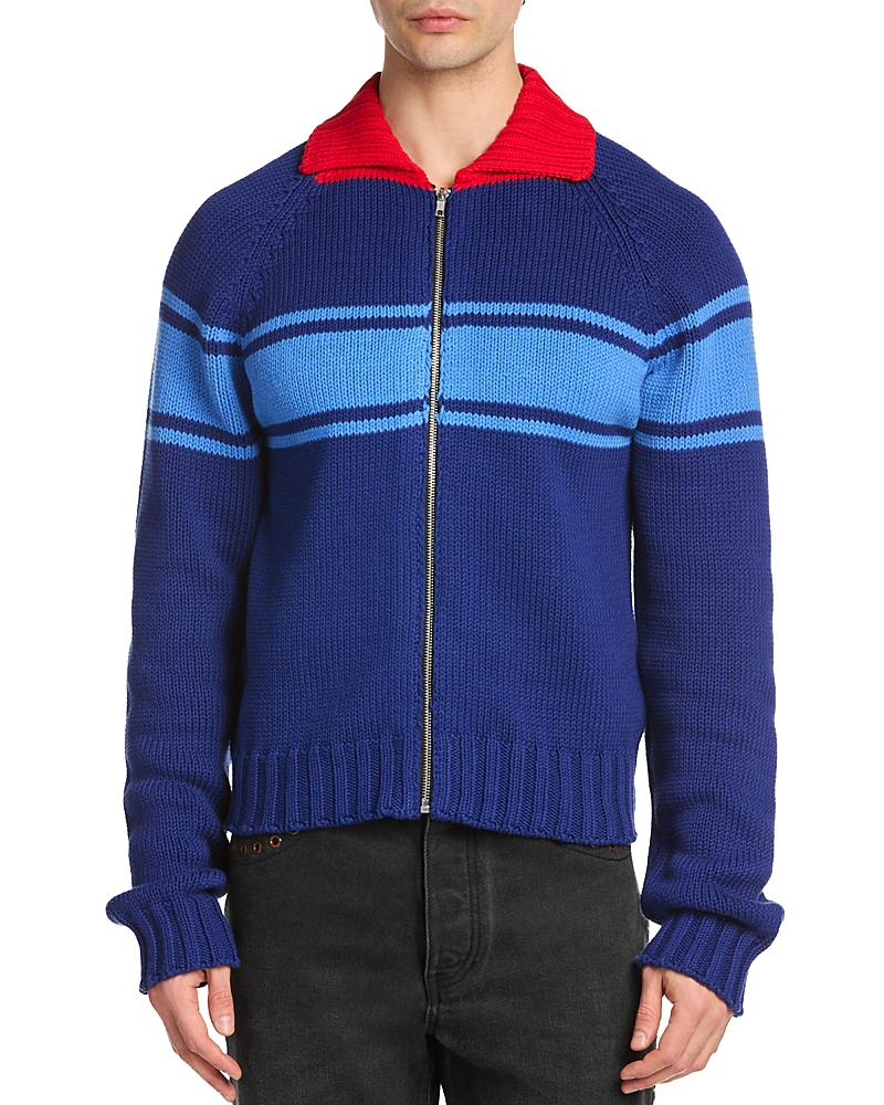 Marni Zip Front Cardigan Sweater