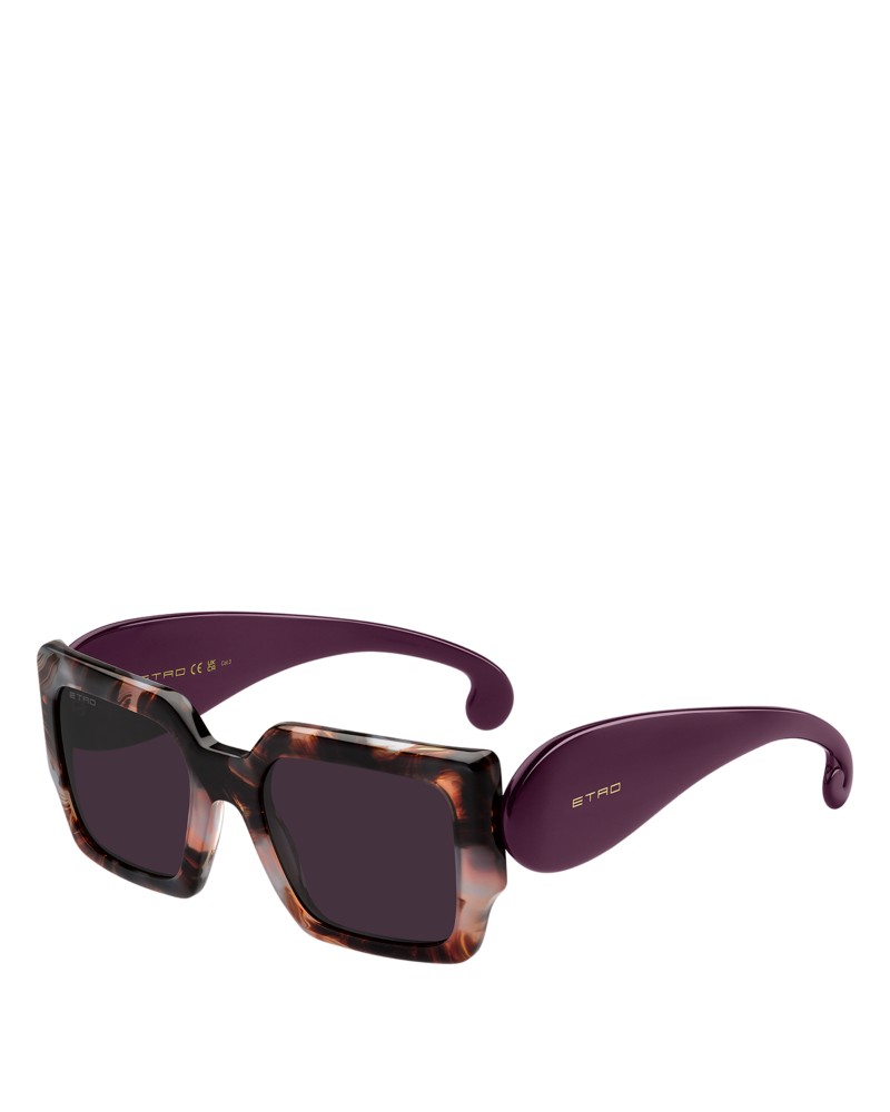 Etro Geometric Sunglasses, 54mm in Brown