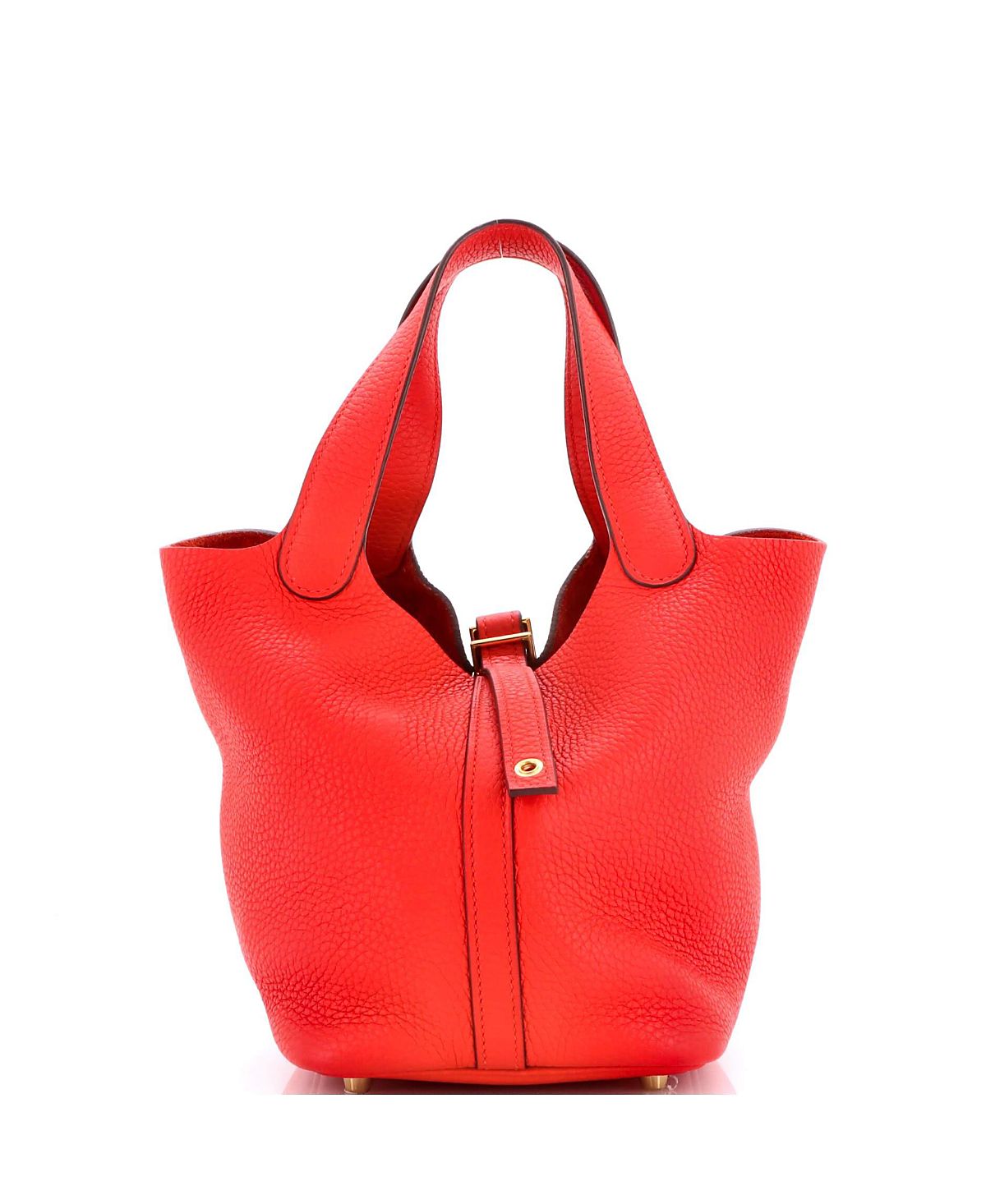 Pre-Owned HERMES Pm Picotin Lock Bag Clemence