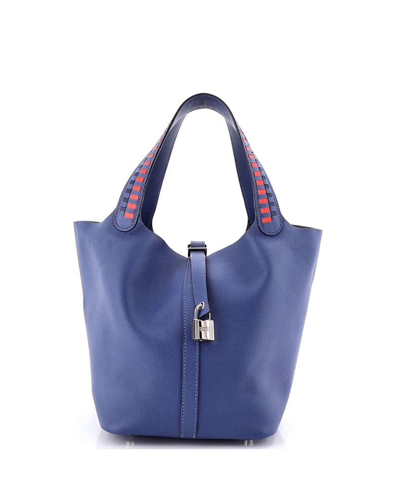 Pre-owned Pre-owned Hermes Hermes Mm Picotin Lock Bag Tressage Epsom