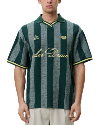 Stripe Jacquard Football Jersey