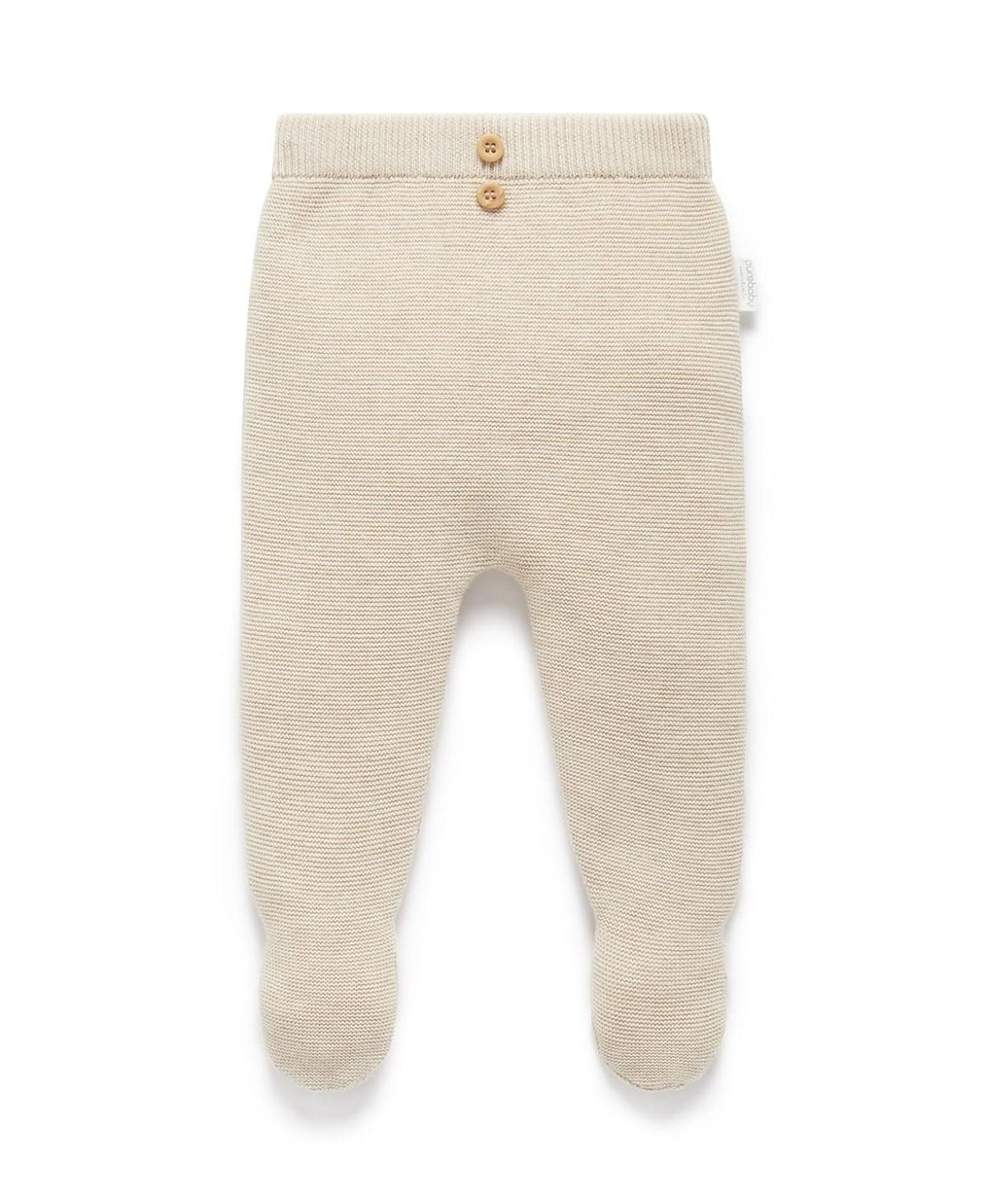 Purebaby Unisex Textured Knit Legging - Baby