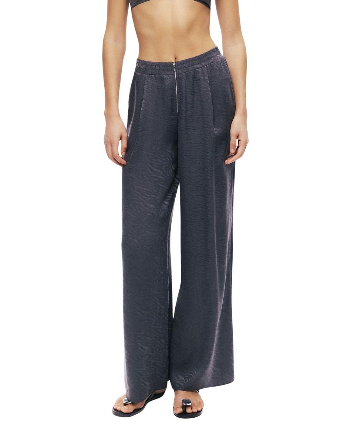 Nocturne Relaxed Straight-Leg Pants