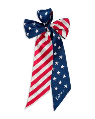 Stars & Stripes Silk Skinny Scarf