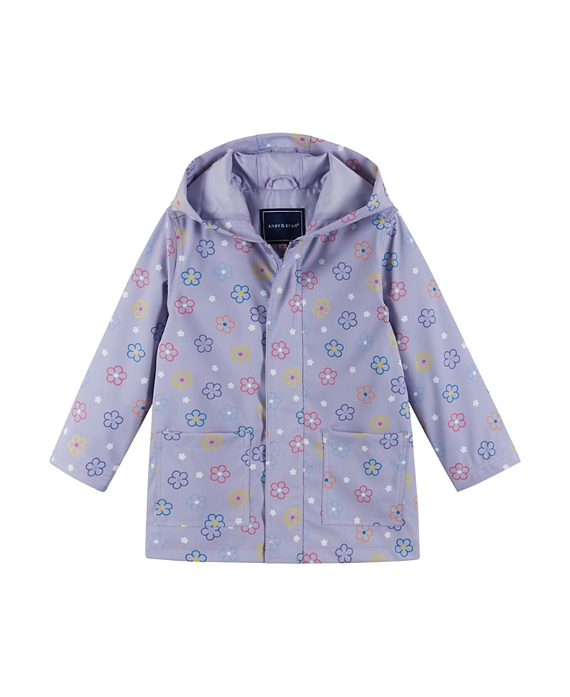Andy & Evan Girls' Rain Coat - Little Kid