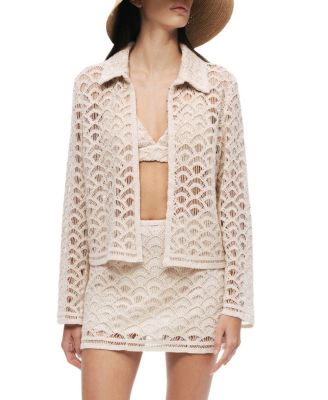  Cropped Lace Jacket