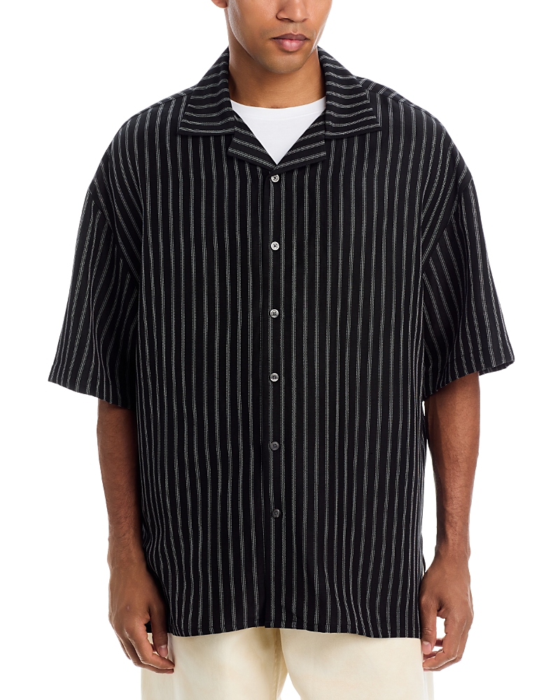 Willy Chavarria Camp Collar Short Sleeve Shirt