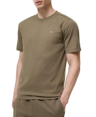  Check Piping Cotton T-shirt