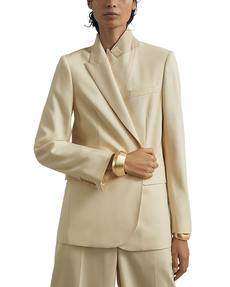 Reiss Anya Silk & Wool Blazer