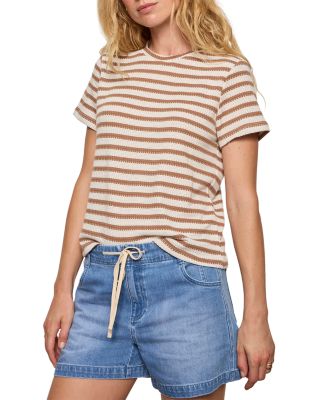 Perfect Textured Striped Tee