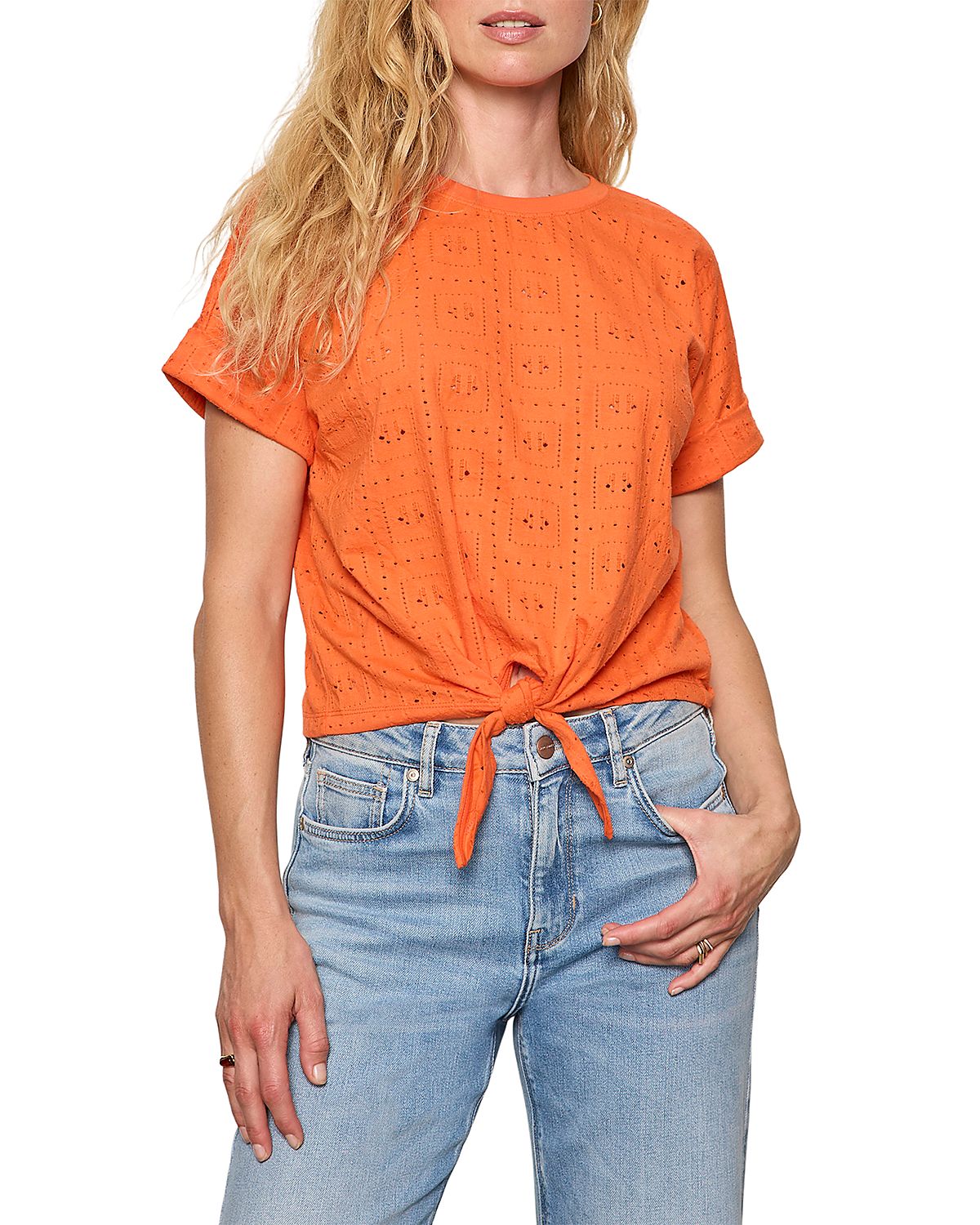 Sanctuary Eyelet All Day Tee