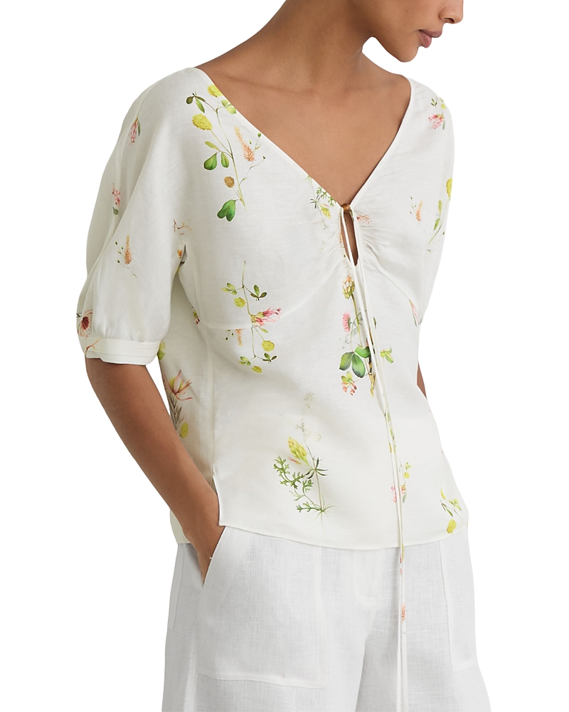 Reiss Qunicy Keyhole Top