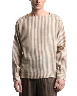 Linen & Cotton Stripe Shirt