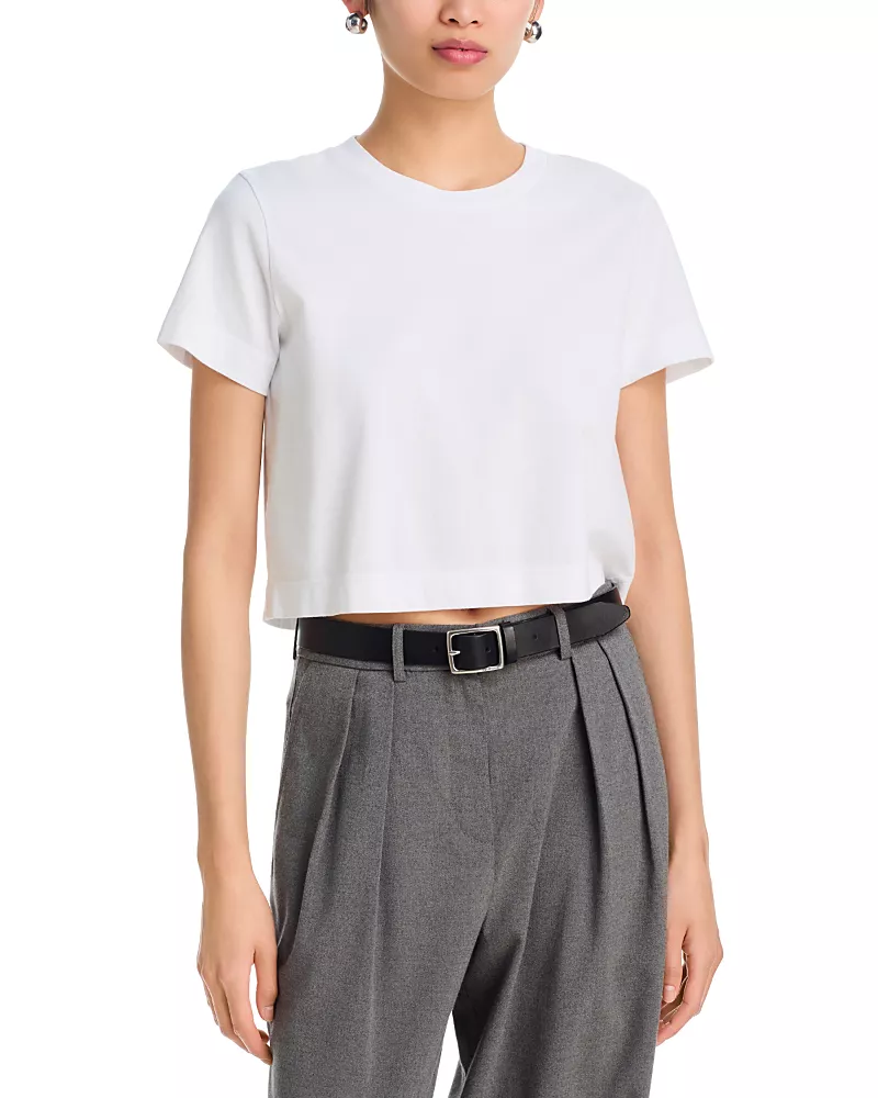 perfectwhitetee Cher Ringspun Tee
