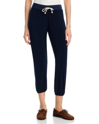 perfectwhitetee Gogo Terry Cropped Jogger Pants