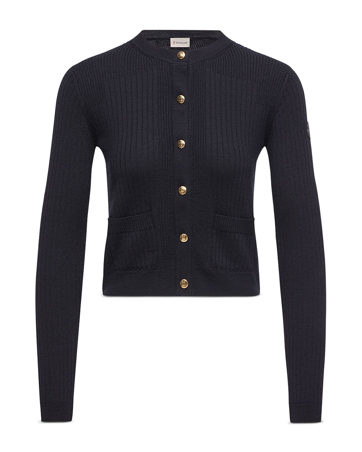 Moncler Ribbed Wool Blend Cardigan