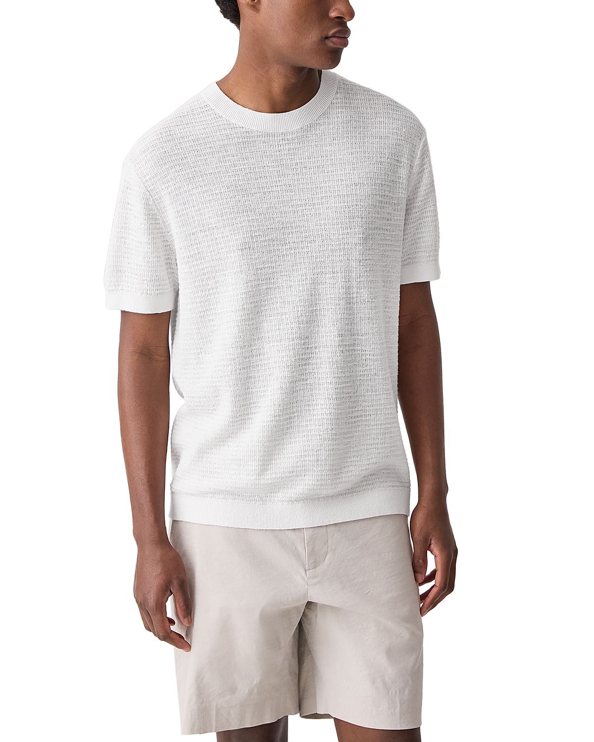 Theory Kolben Neo Pacific Linen Blend T-Shirt