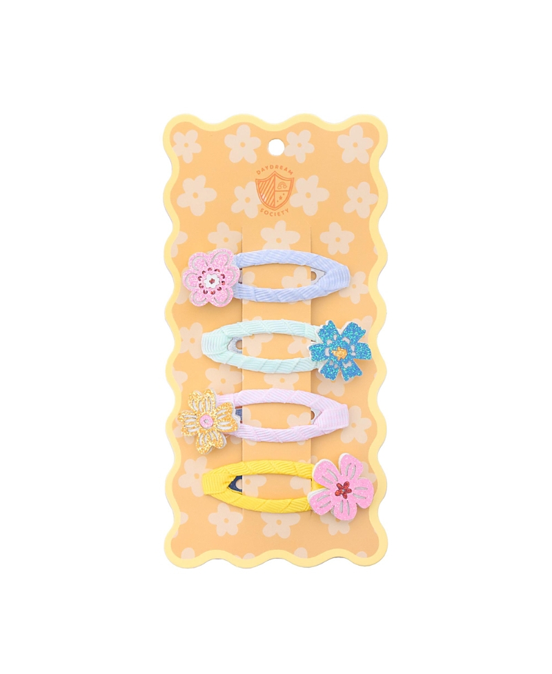 Jollity & Co. Flower Hair Clips, Set of 4