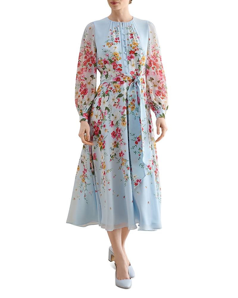 Hobbs London Petite Liberty Silk Dress