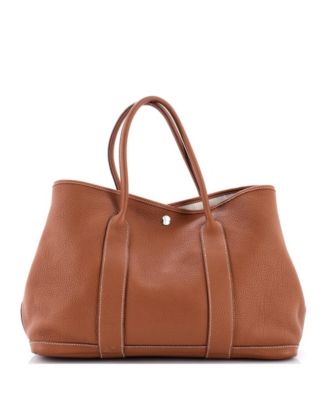  36 Garden Party Tote Leather