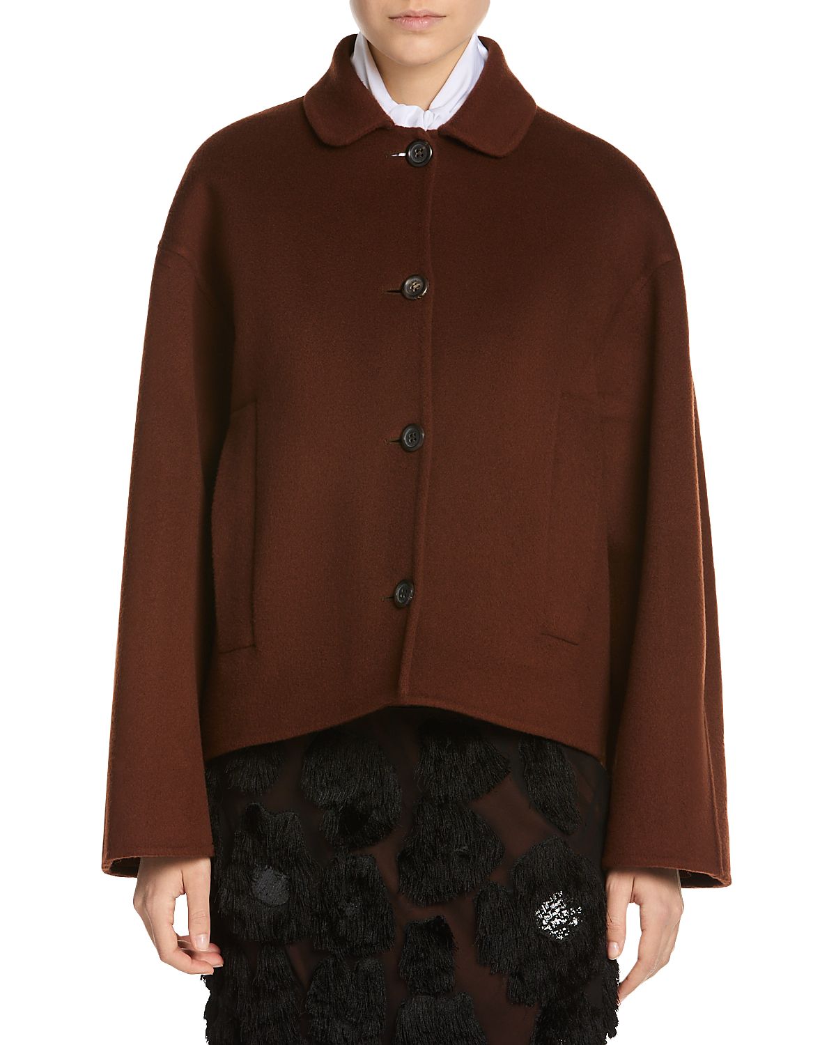 Marni Cropped Long Sleeve Jacket